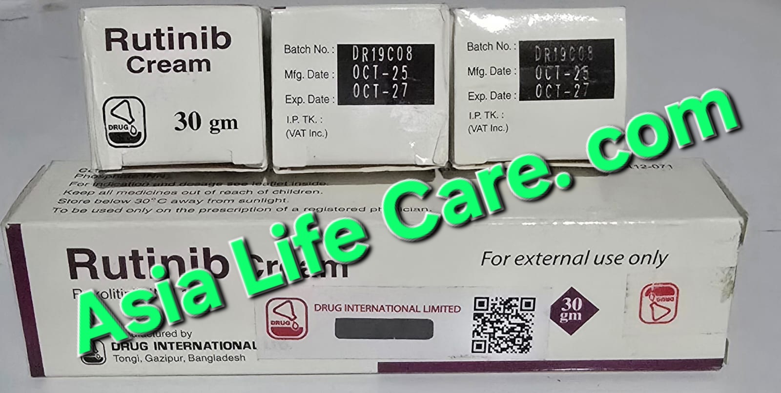 Rutinib cream 1.5%